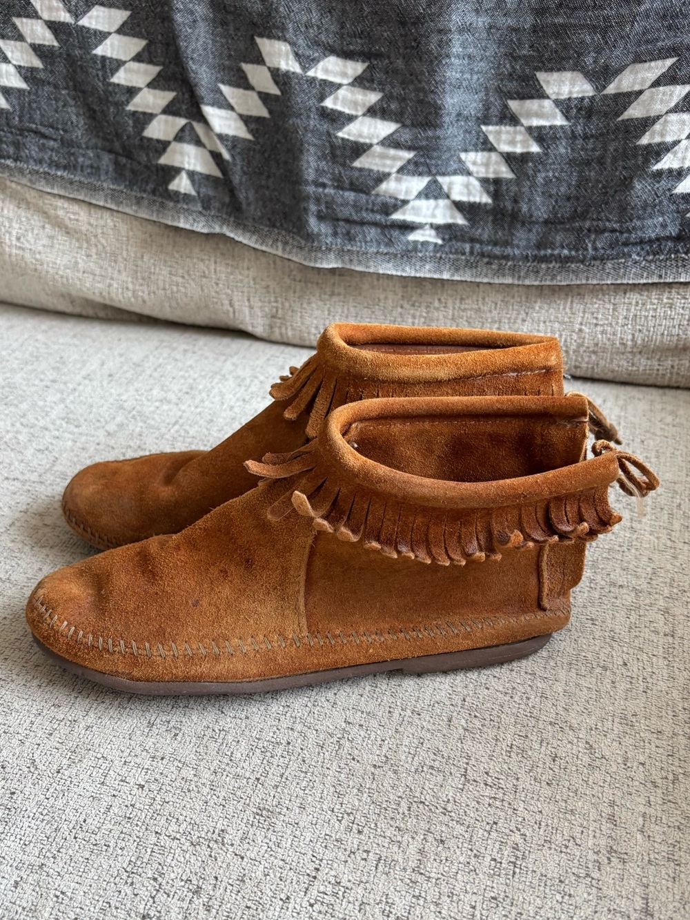 Vintage Handmade Moccasins